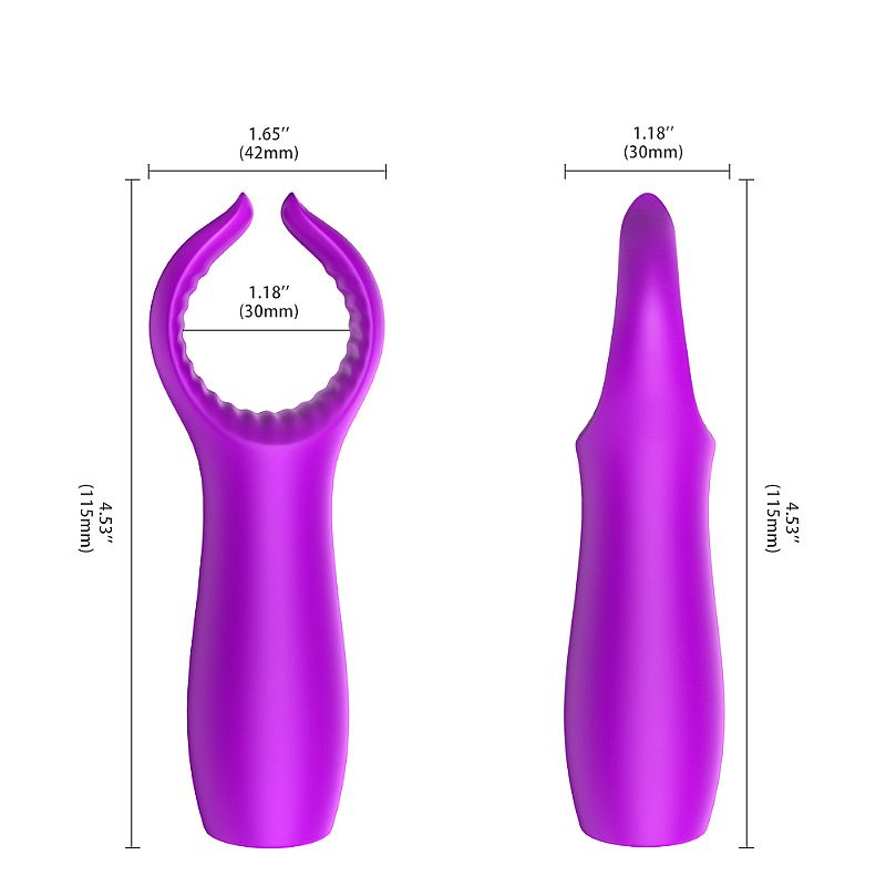 Vibrador Peniano e de Clitóris Grant - Carnelian