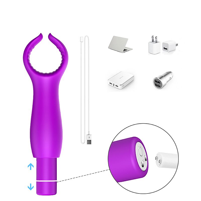 Vibrador Peniano e de Clitóris Grant - Carnelian
