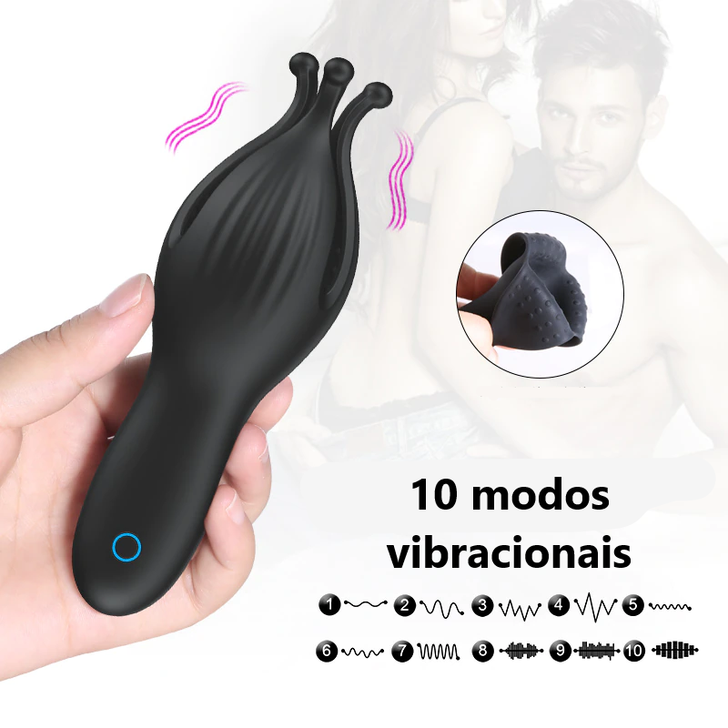 Masturbador Vibrador Masculino Polvo - Frete Grátis