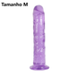 Dildo Jelly P, M e G - Frete Grátis