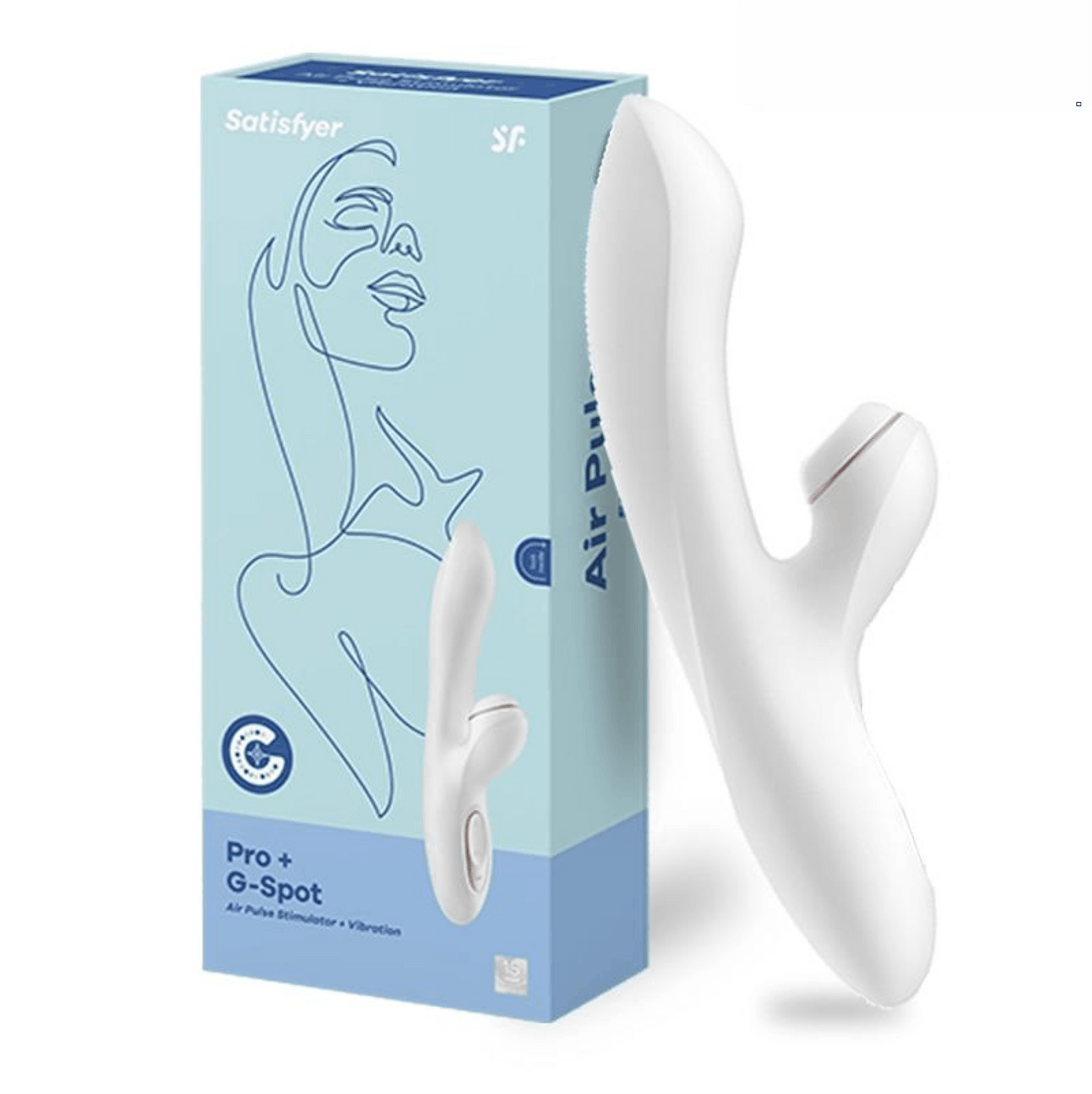 Vibrador Rabbit com Sugador Clitoriano Satisfyer G-Spot - Frete Grátis - Carnelian