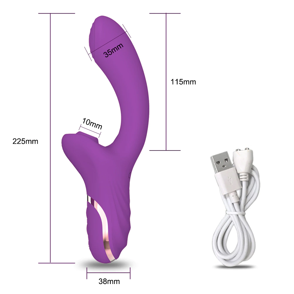 Vibrador e Sugador clitoriano PowerHorn - Frete Grátis