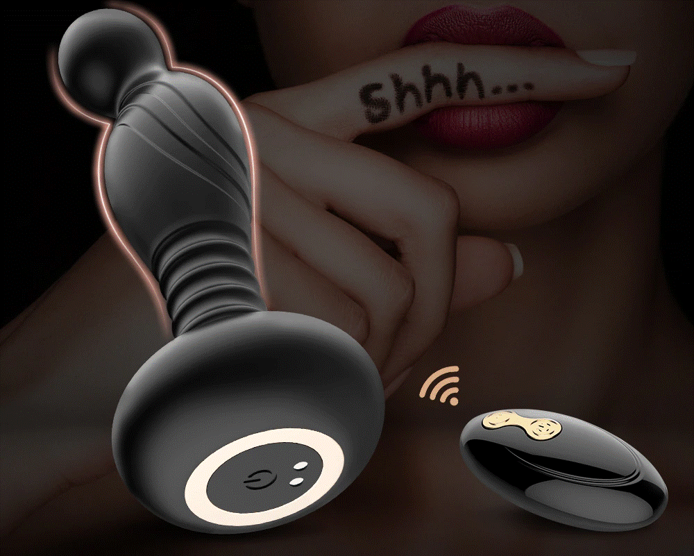 Vibrador masculino Oscar com controle remoto - Frete Grátis
