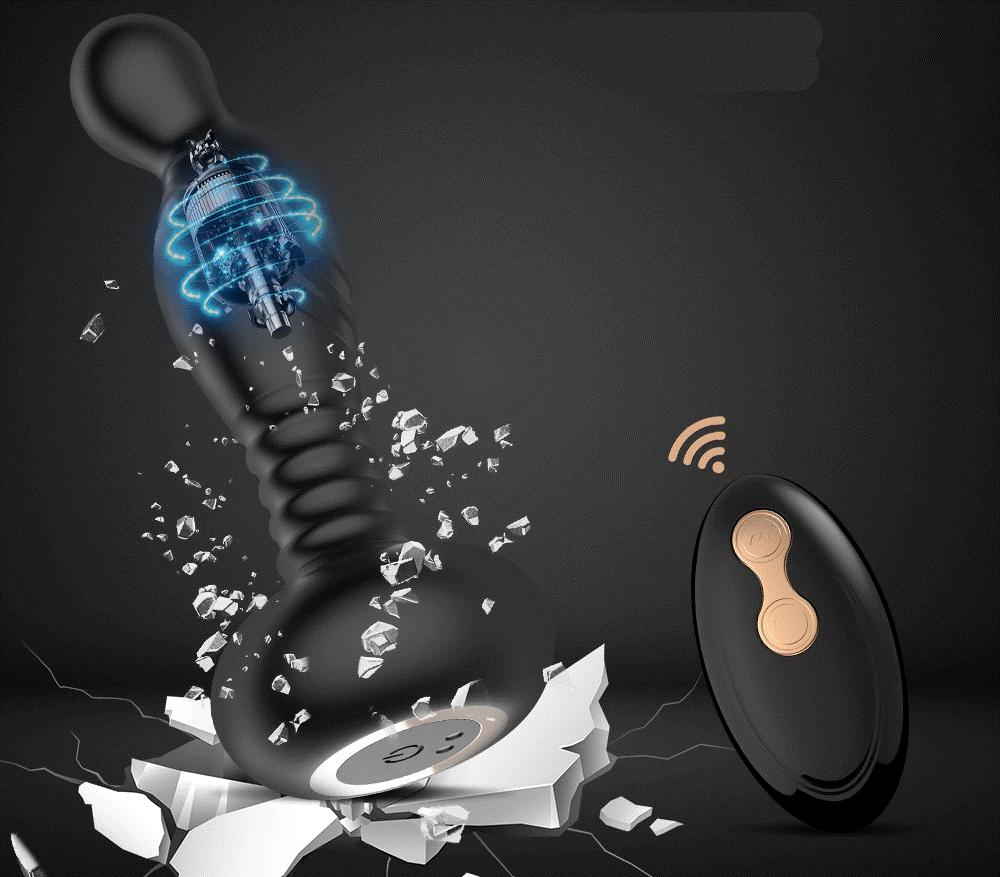 Vibrador masculino Oscar com controle remoto - Frete Grátis