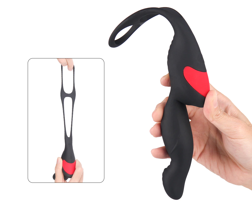 Vibrador Masculino com 4 funções e controle remoto - Frete Grátis