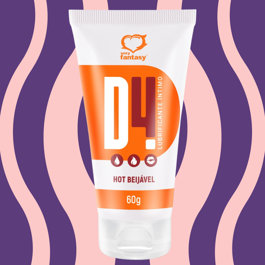 Lubrificante Beijável D4 - Hot Laranja - Carnelian