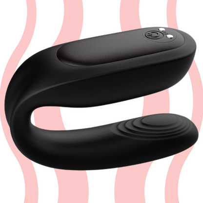 Vibrador de Casal com Controle Remoto BAUD - Frete Grátis - Carnelian