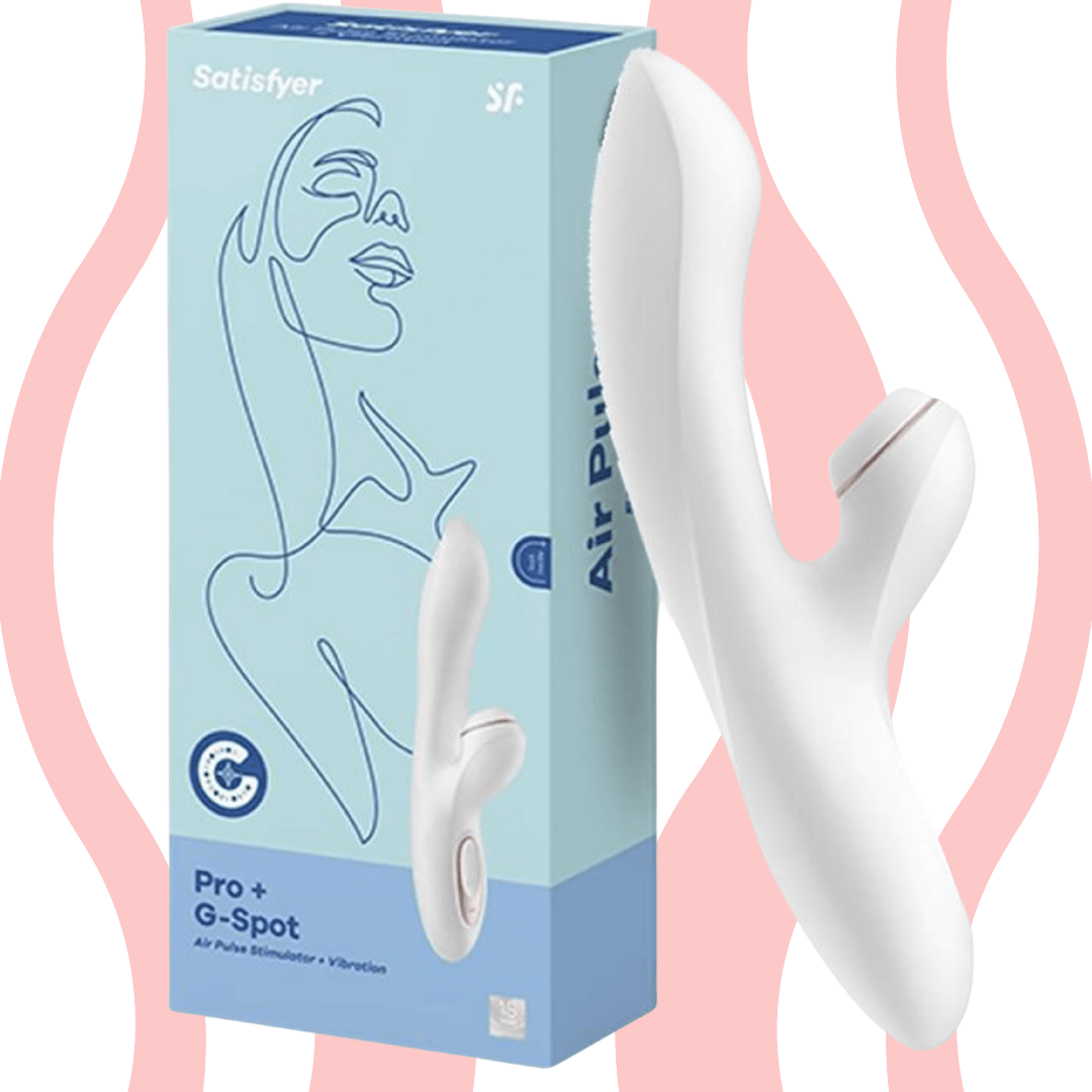 Vibrador Rabbit com Sugador Clitoriano Satisfyer G-Spot - Frete Grátis - Carnelian