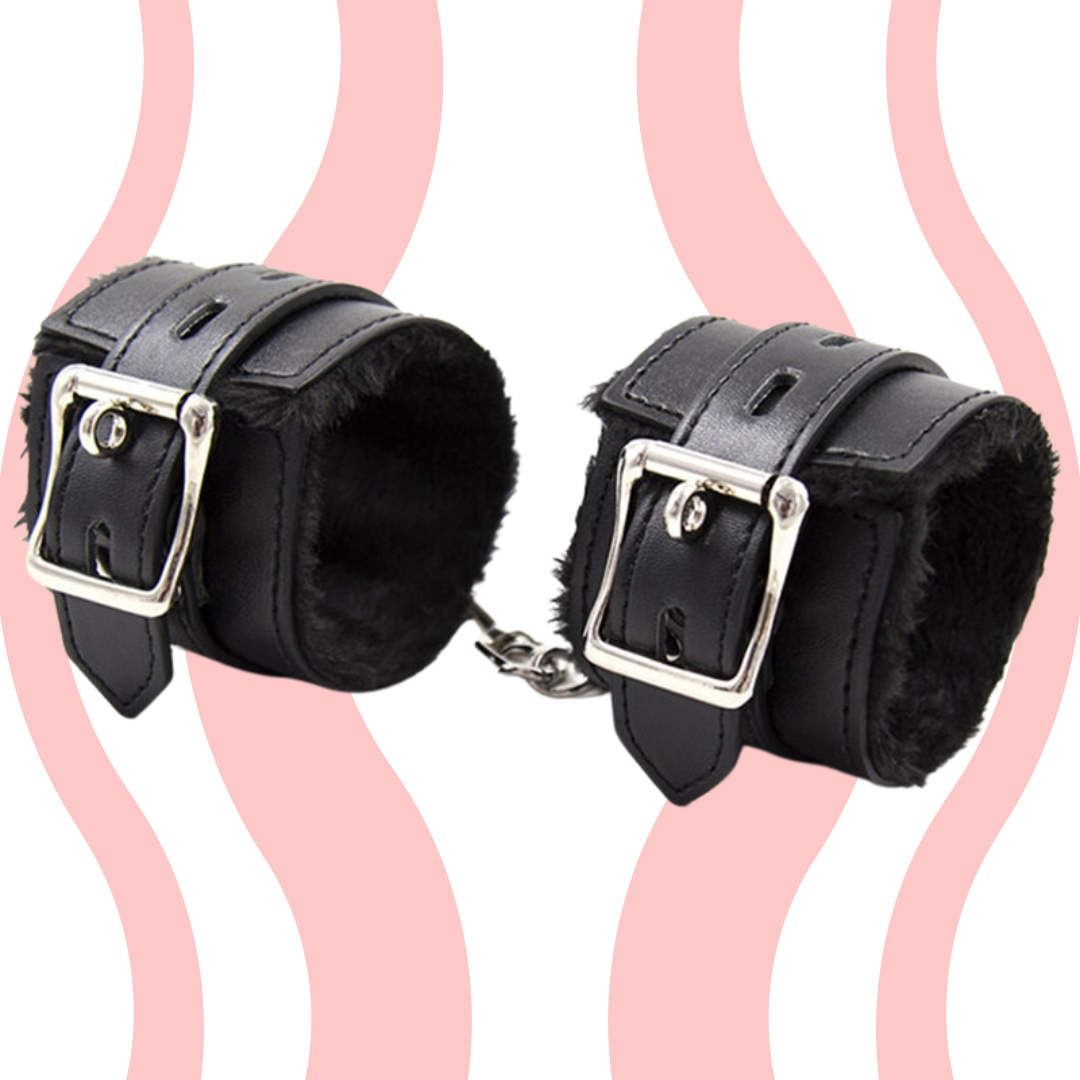Algemas de couro BDSM Bondage - Frete Grátis - Carnelian