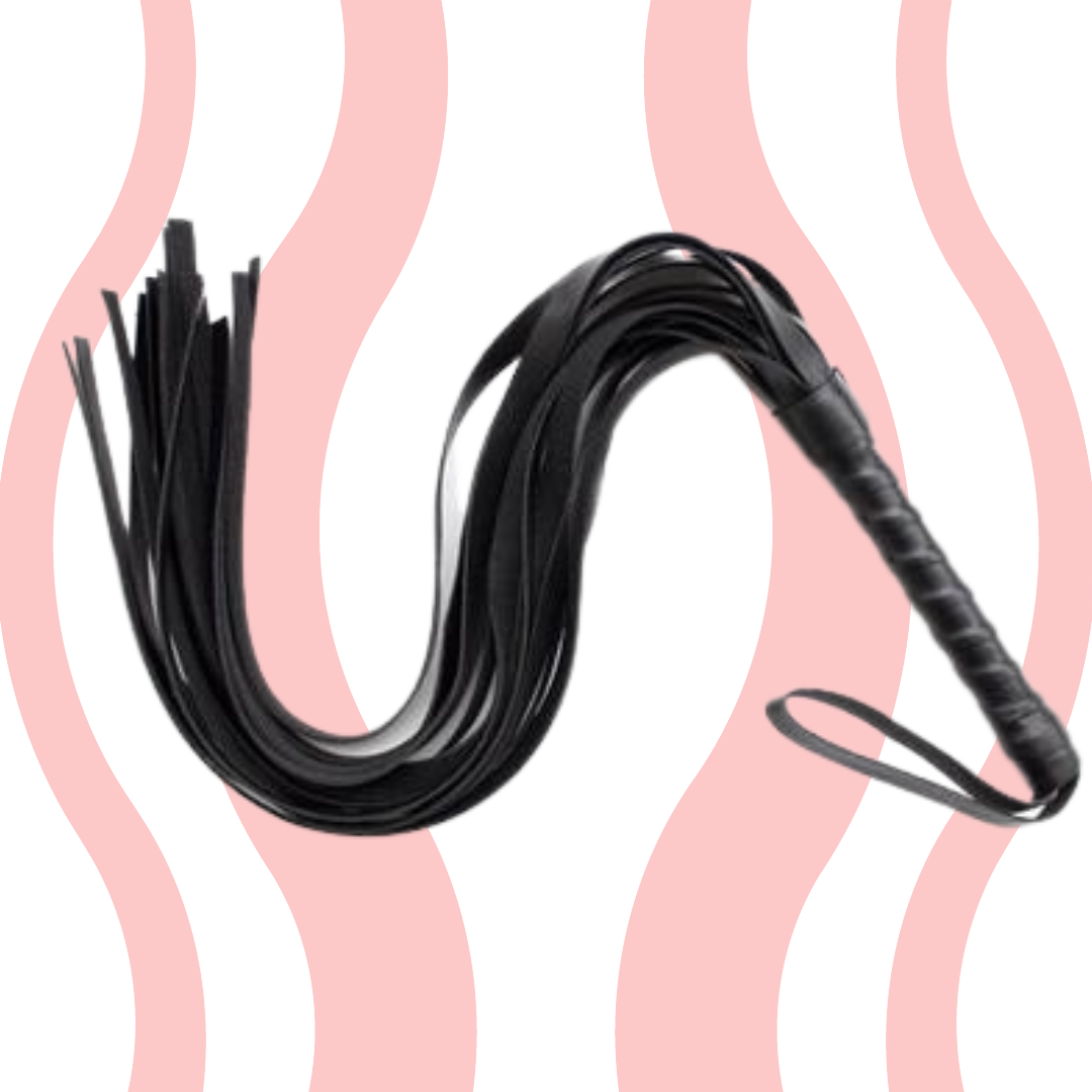 Chicote de couro Flogger BDSM - Frete Grátis - Carnelian