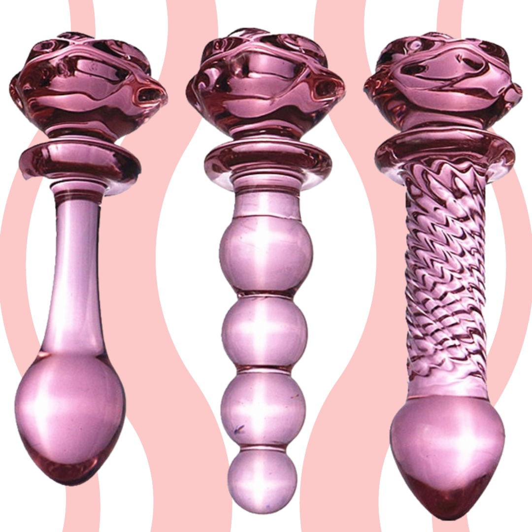 Dildo de Vidro Cinderela - Frete Grátis - Carnelian