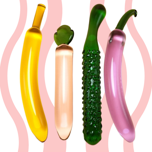 Dildo de vidro Leguminhos - Frete Grátis - Carnelian