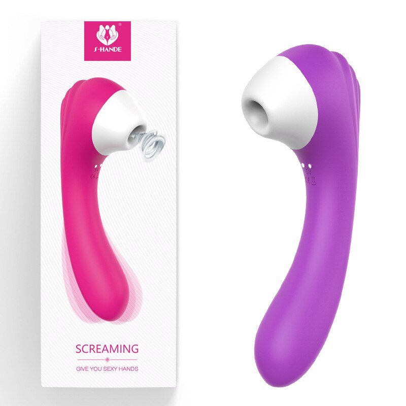 Vibrador e sugador clitoriano Screaming - Frete Grátis - Carnelian
