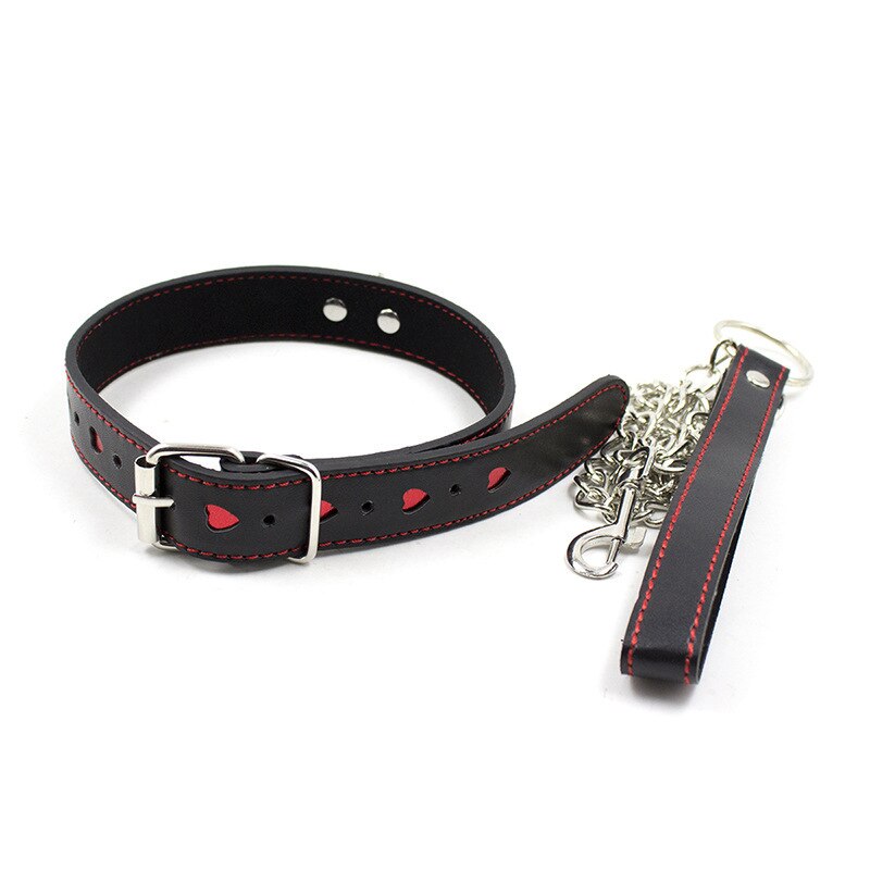 Kit BDSM de couro - Corações - Frete Grátis - Carnelian