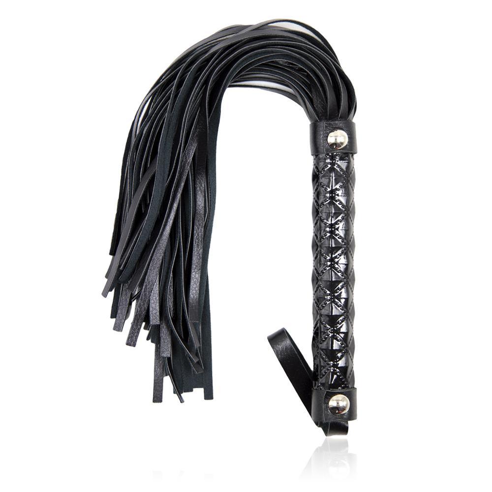 Algema de Contenção com coleira e Chicote Bondage BDSM de Couro - Frete Grátis - Carnelian