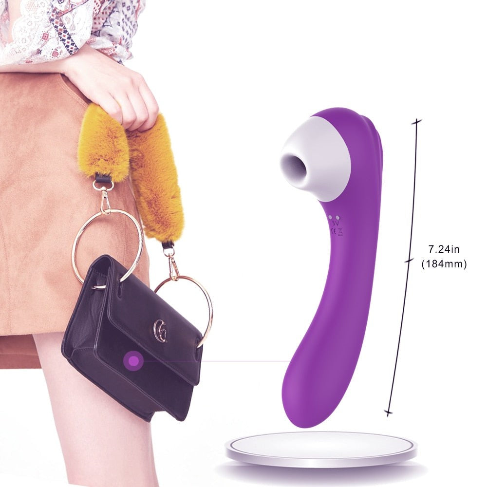 Vibrador e sugador clitoriano Screaming - Frete Grátis - Carnelian