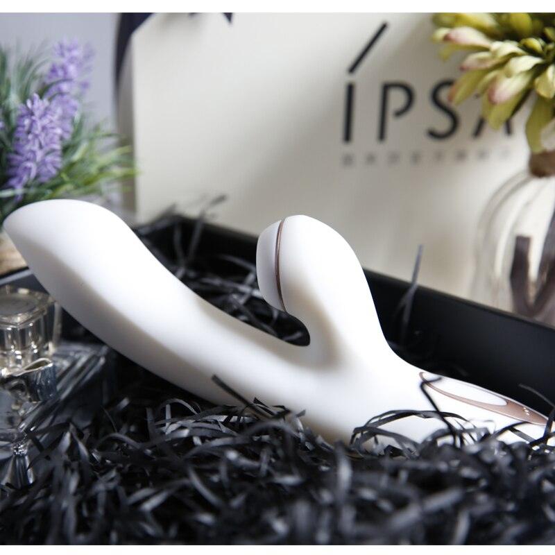 Vibrador Rabbit com Sugador Clitoriano Satisfyer G-Spot - Frete Grátis - Carnelian