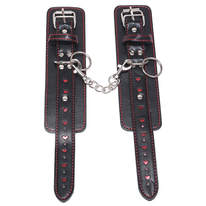 Kit BDSM de couro - Corações - Frete Grátis - Carnelian