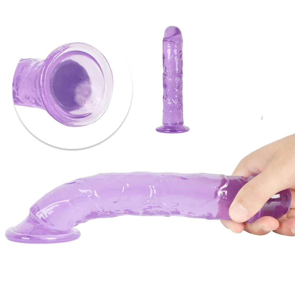 Dildo Jelly P, M e G - Frete Grátis