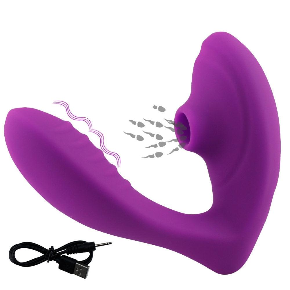 Vibrador e Sugador FANCY - Frete Grátis - Carnelian