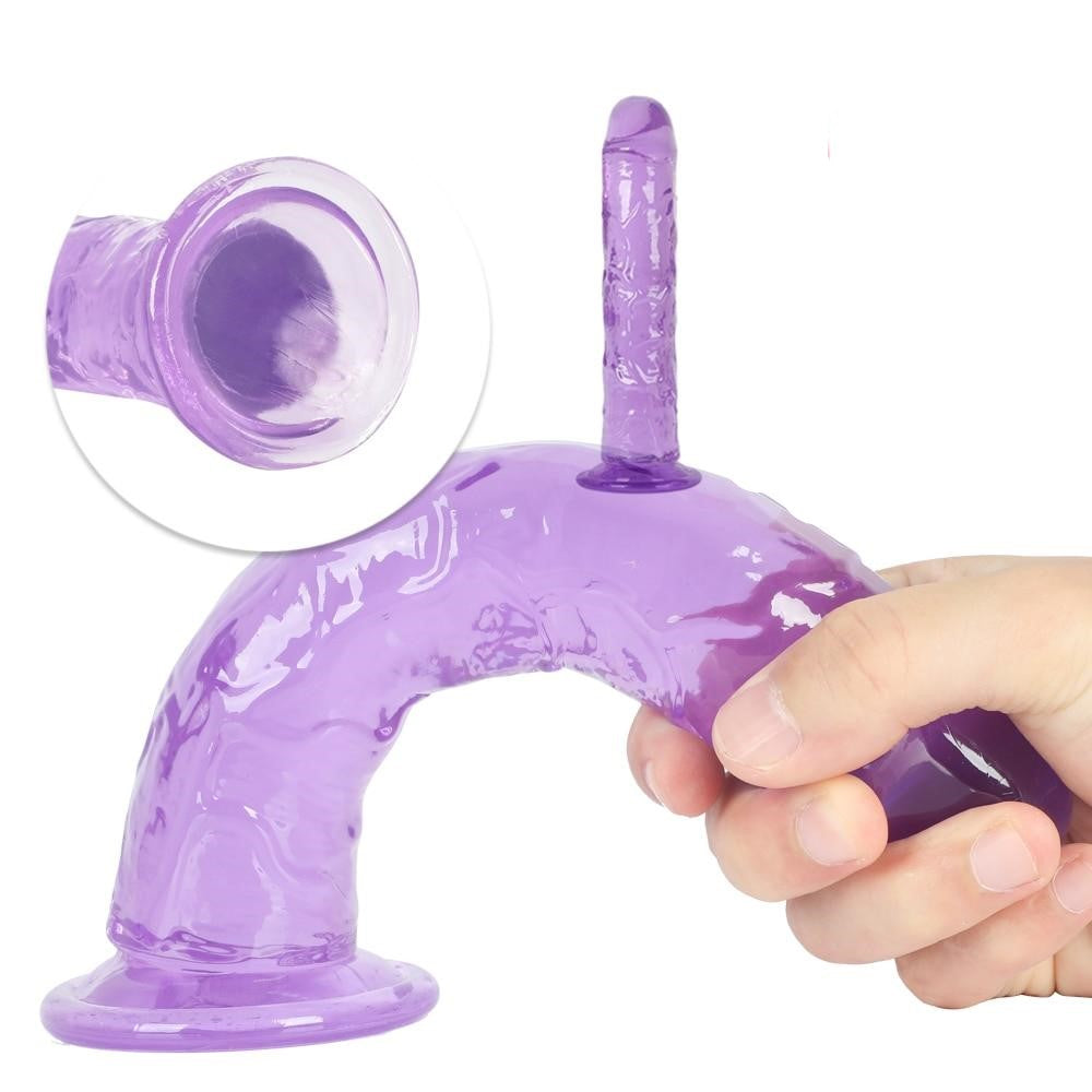 Dildo Jelly P, M e G - Frete Grátis