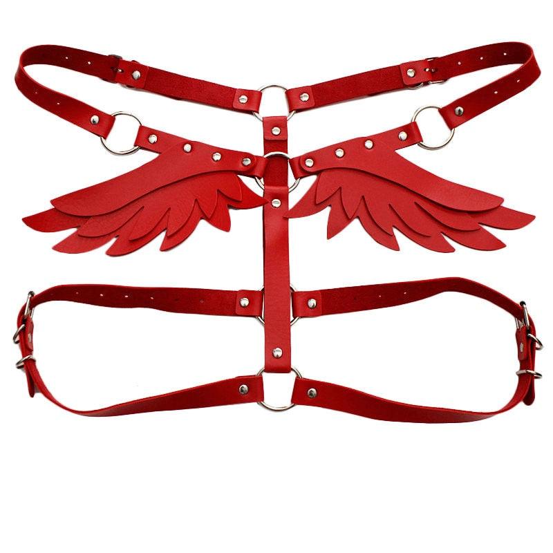 Harness de Couro BDSM Asinhas - Frete Grátis - Carnelian