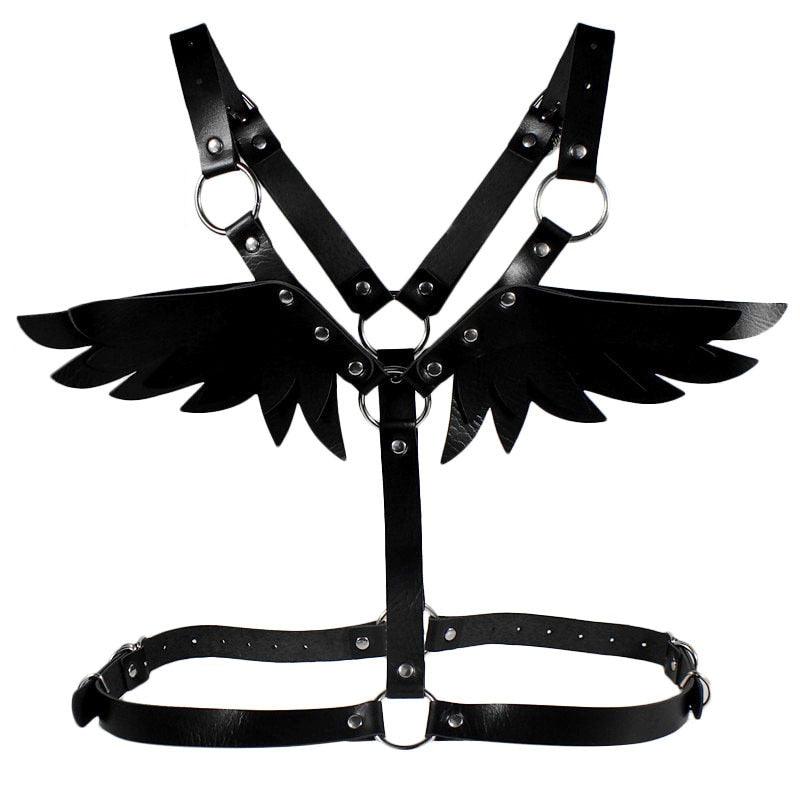 Harness de Couro BDSM Asinhas - Frete Grátis - Carnelian