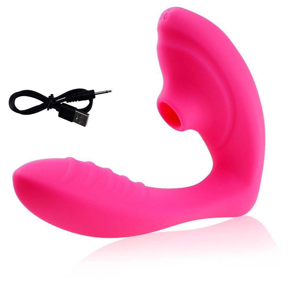 Vibrador e Sugador FANCY - Frete Grátis - Carnelian