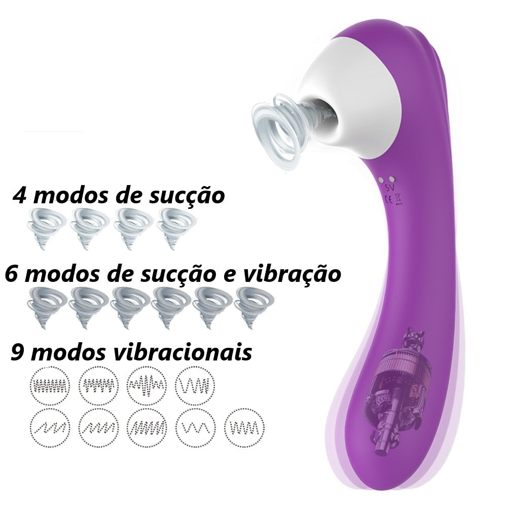 Vibrador e sugador clitoriano Screaming - Frete Grátis - Carnelian