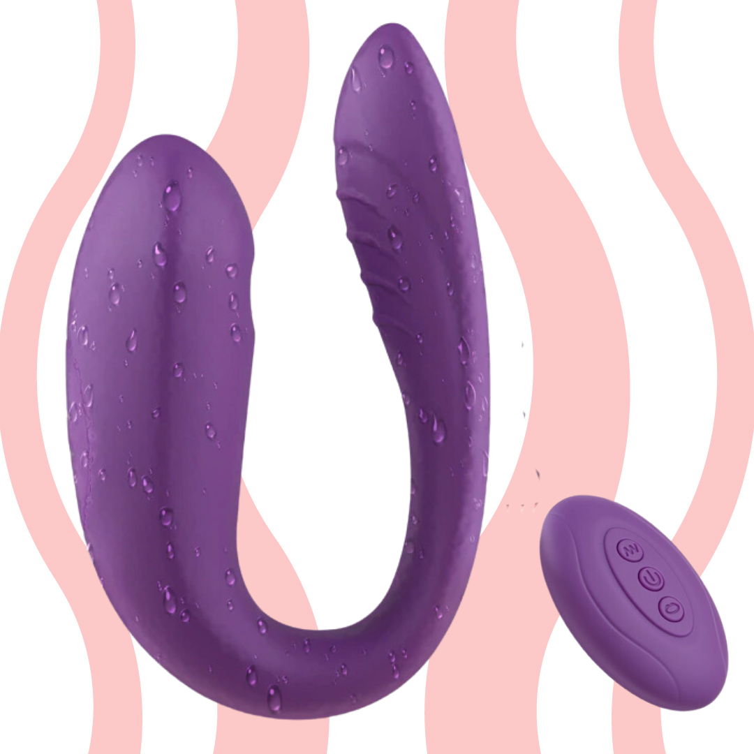 Vibrador e sugador clitoriano para Casais Uvinha - Carnelian
