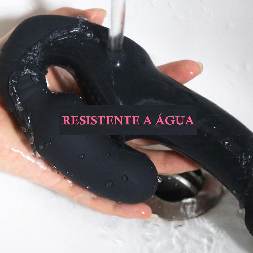 Vibrador Strapon DUO com calcinha e controle remoto - Frete Grátis - Carnelian