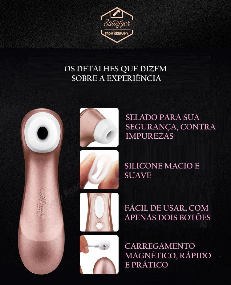 Sugador Clitoriano Satisfyer Pro 2 - Frete Grátis - Carnelian