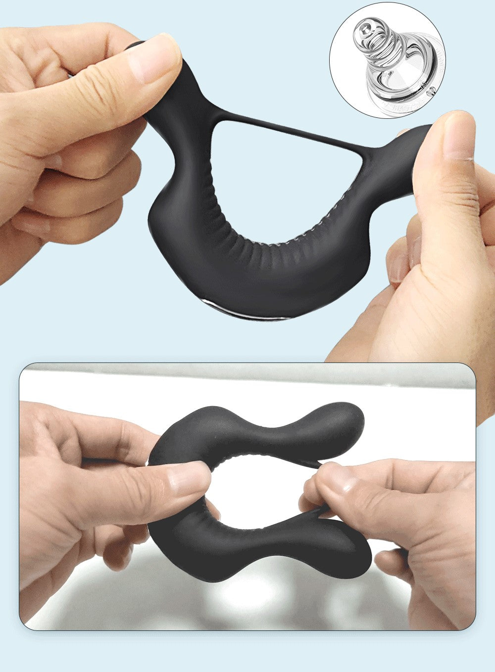 Anel peniano vibratório com controle RING - Frete Grátis - Carnelian
